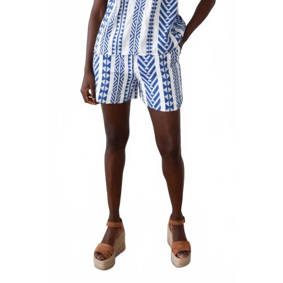 NEW NEVER A WALLFLOWER pleated shorts in india handloom